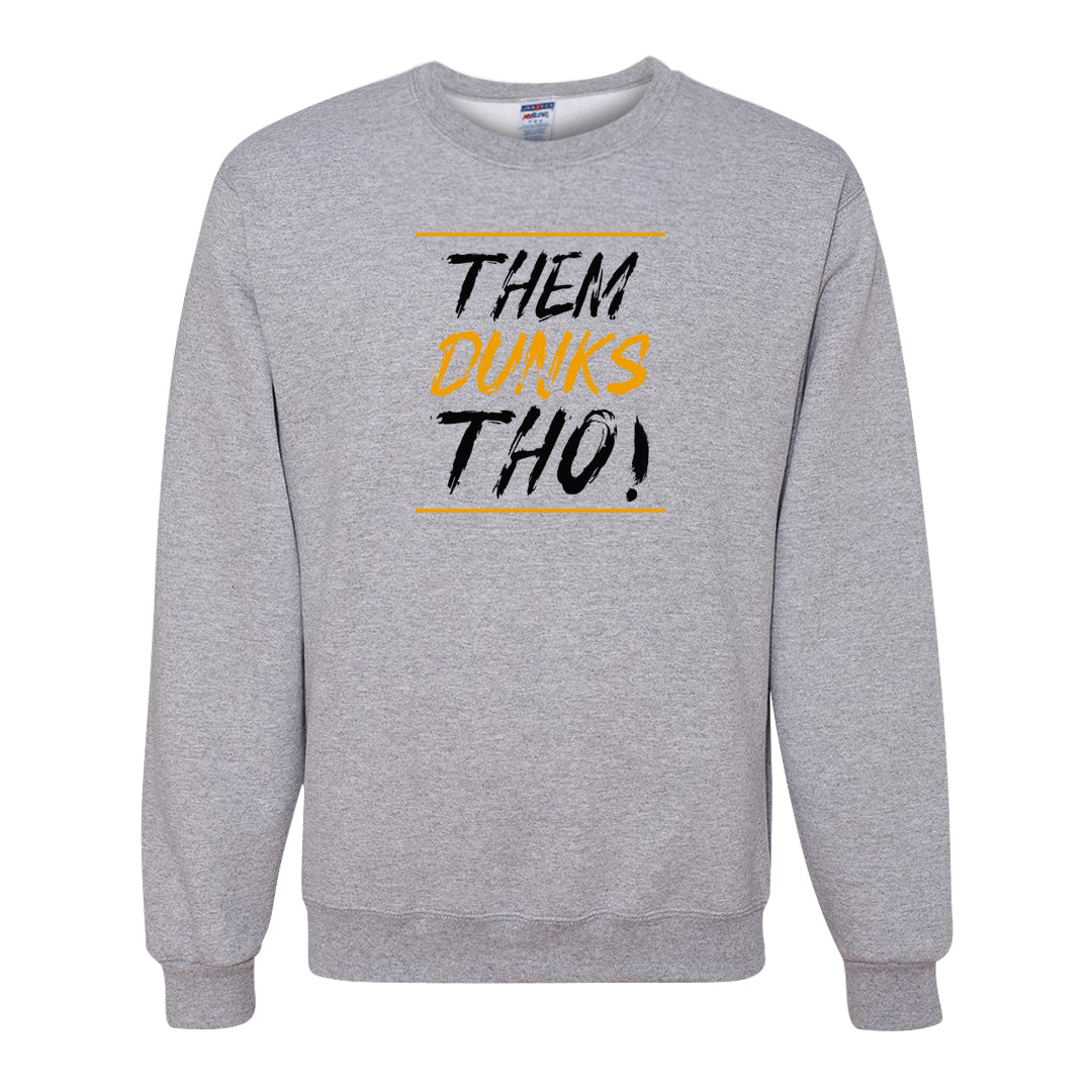 Citron Pulse Low Dunks Crewneck Sweatshirt | Them Dunks Tho, Ash