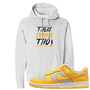 Citron Pulse Low Dunks Hoodie | Them Dunks Tho, Ash