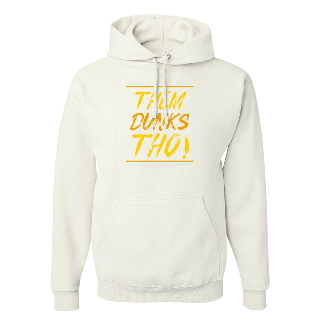 Citron Pulse Low Dunks Hoodie | Them Dunks Tho, White