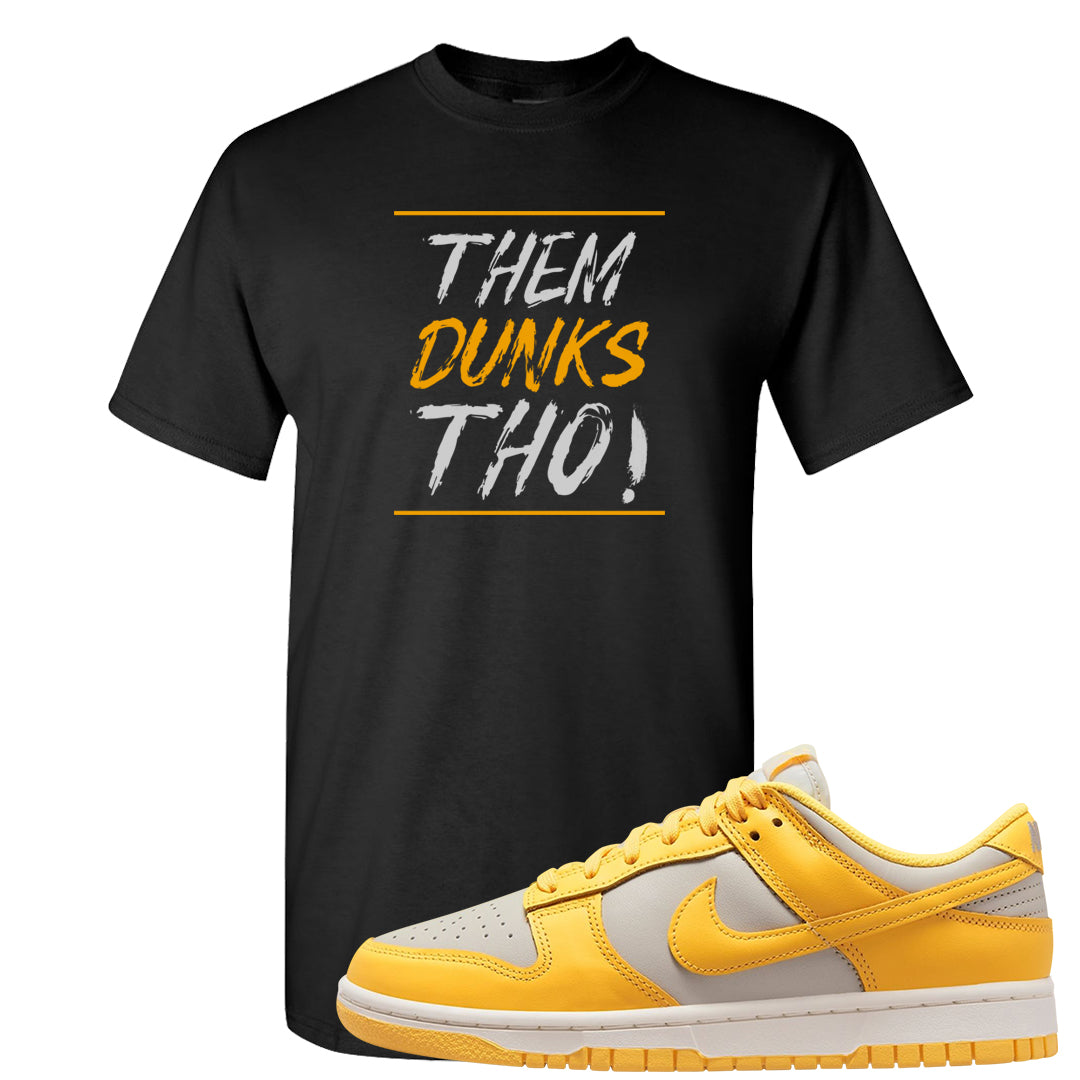 Citron Pulse Low Dunks T Shirt | Them Dunks Tho, Black