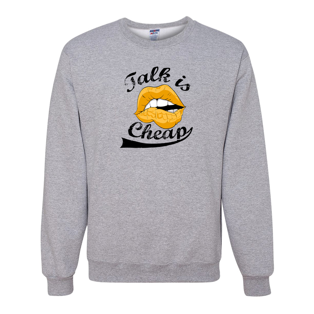 Citron Pulse Low Dunks Crewneck Sweatshirt | Talk Lips, Ash