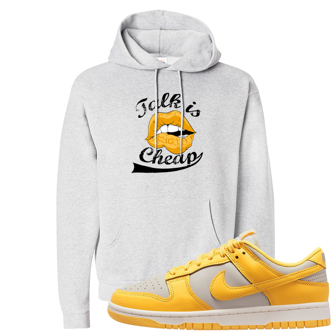 Citron Pulse Low Dunks Hoodie | Talk Lips, Ash