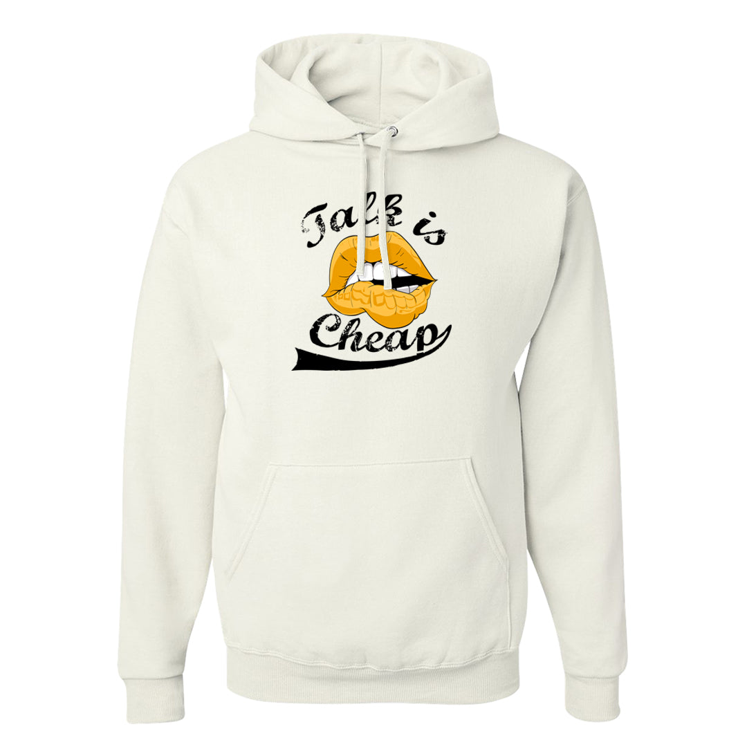 Citron Pulse Low Dunks Hoodie | Talk Lips, White