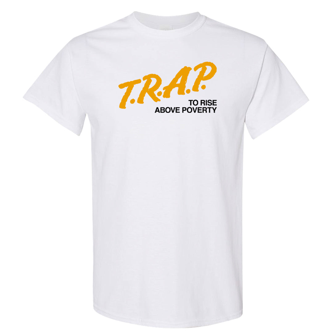 Citron Pulse Low Dunks T Shirt | Trap To Rise Above Poverty, White