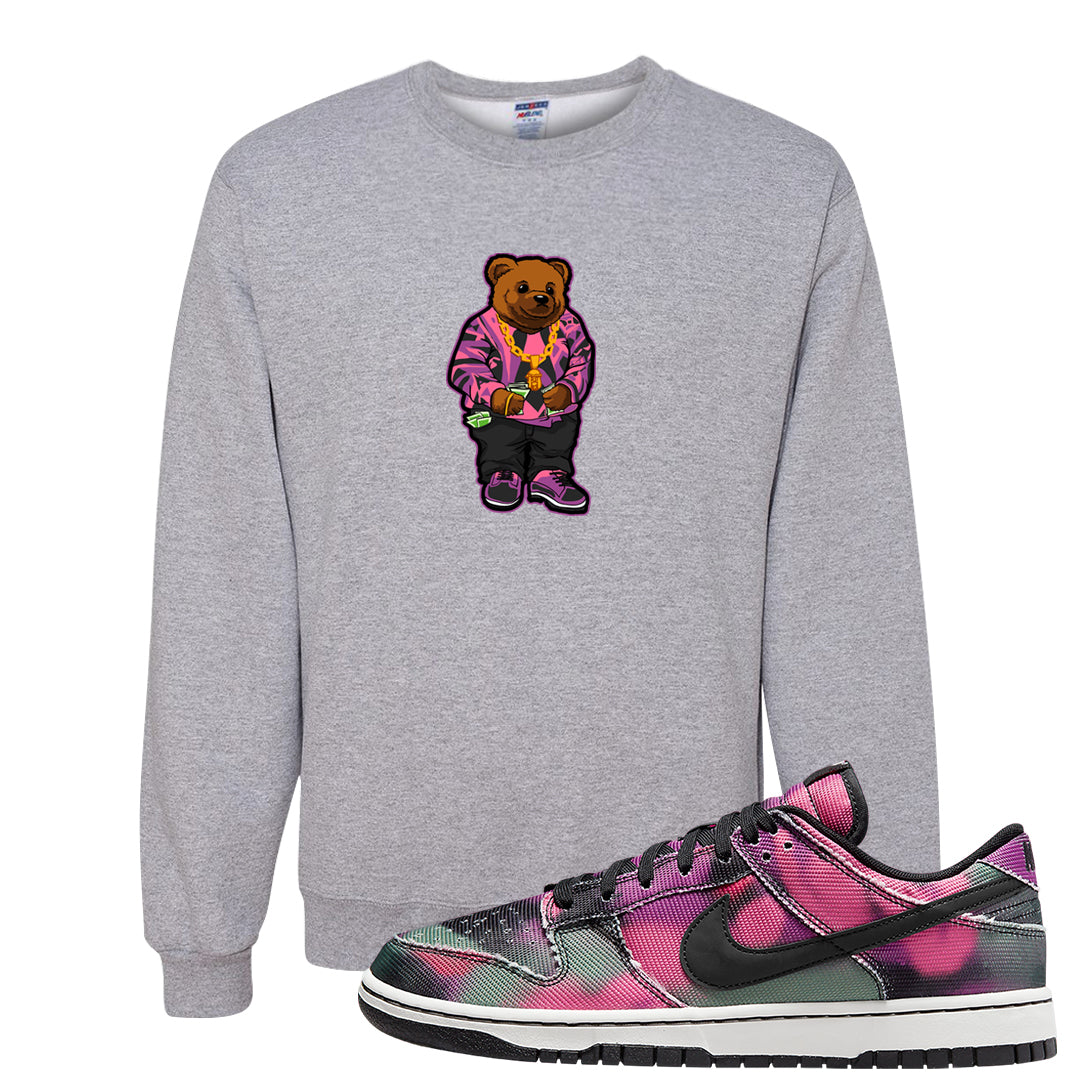 Graffiti Low Dunks Crewneck Sweatshirt | Sweater Bear, Ash