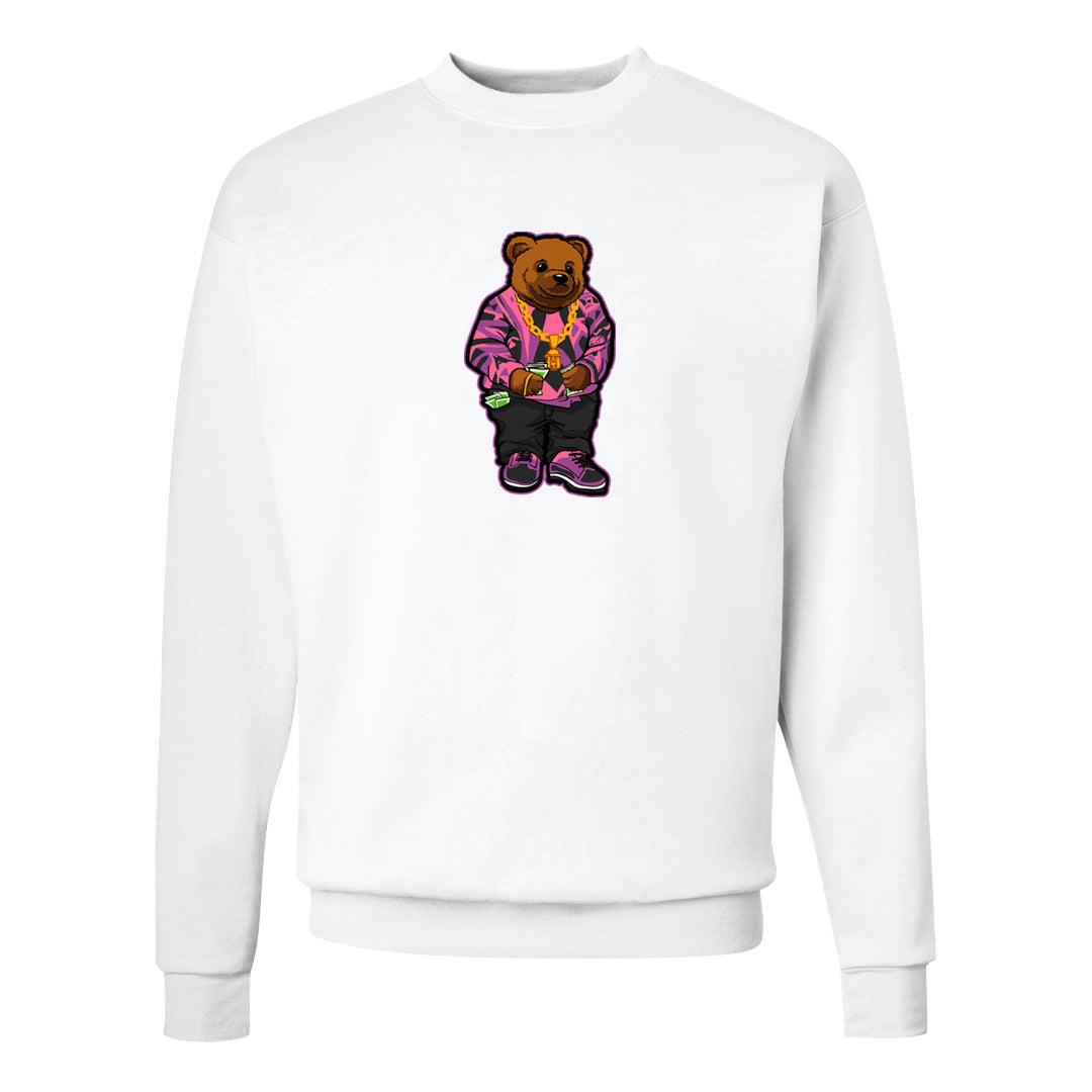 Graffiti Low Dunks Crewneck Sweatshirt | Sweater Bear, White
