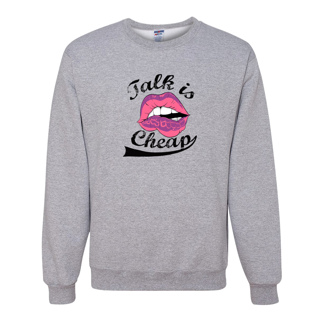 Graffiti Low Dunks Crewneck Sweatshirt | Talk Lips, Ash