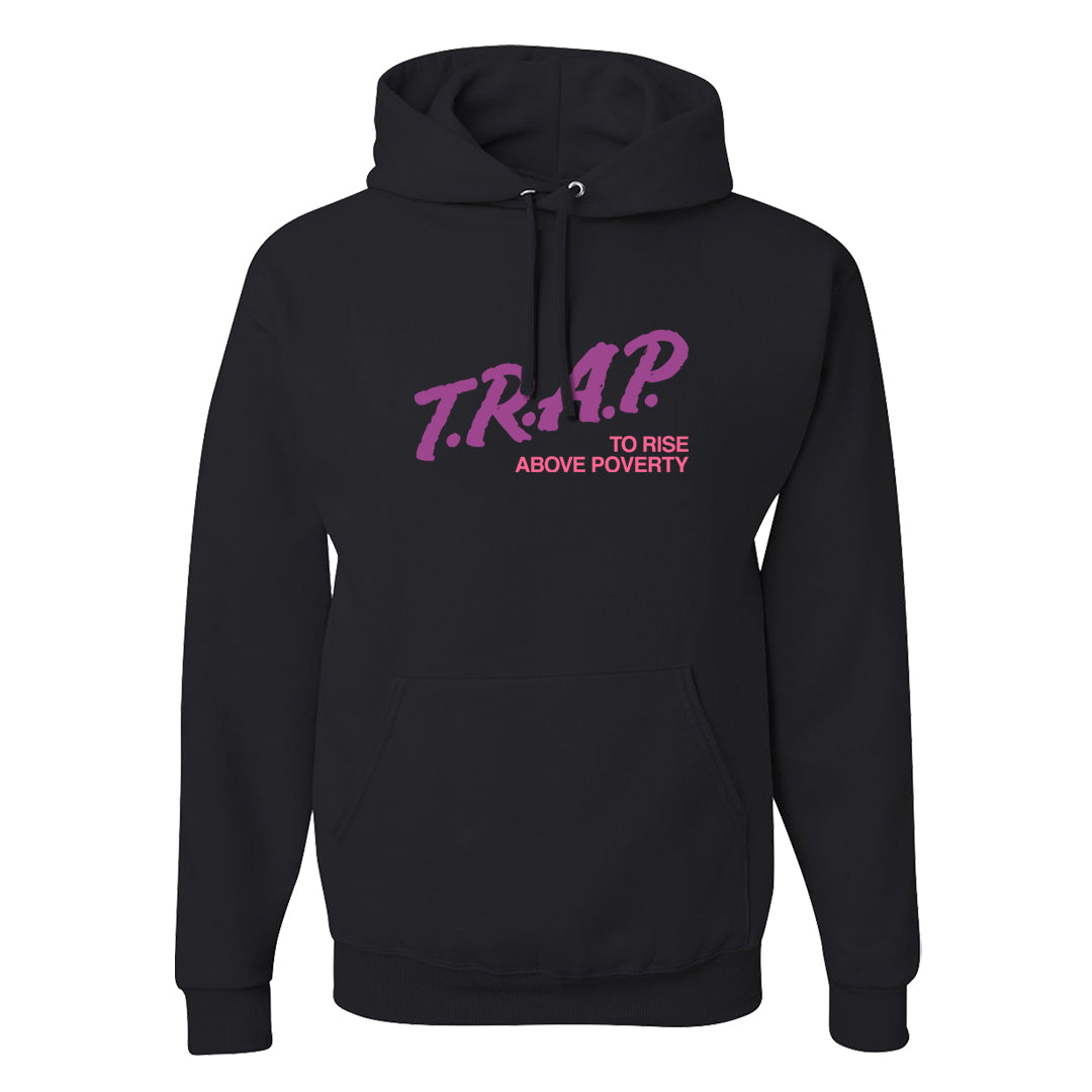 Graffiti Low Dunks Hoodie | Trap To Rise Above Poverty, Black