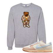 Light Armory Blue Low Dunks Crewneck Sweatshirt | Sweater Bear, Ash