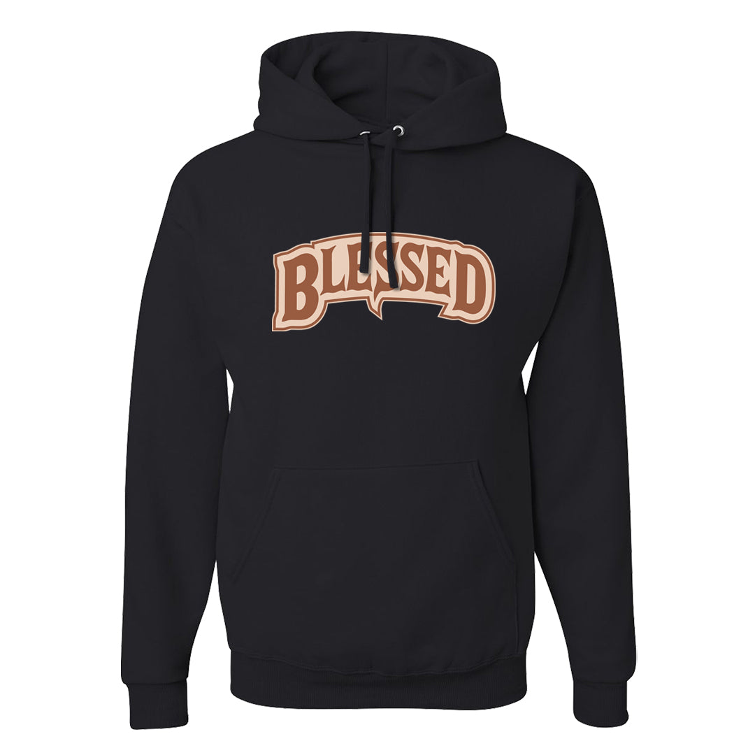 Light Armory Blue Low Dunks Hoodie | Blessed Arch, Black