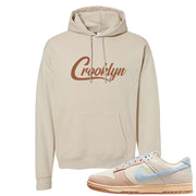 Light Armory Blue Low Dunks Hoodie | Crooklyn, Sand