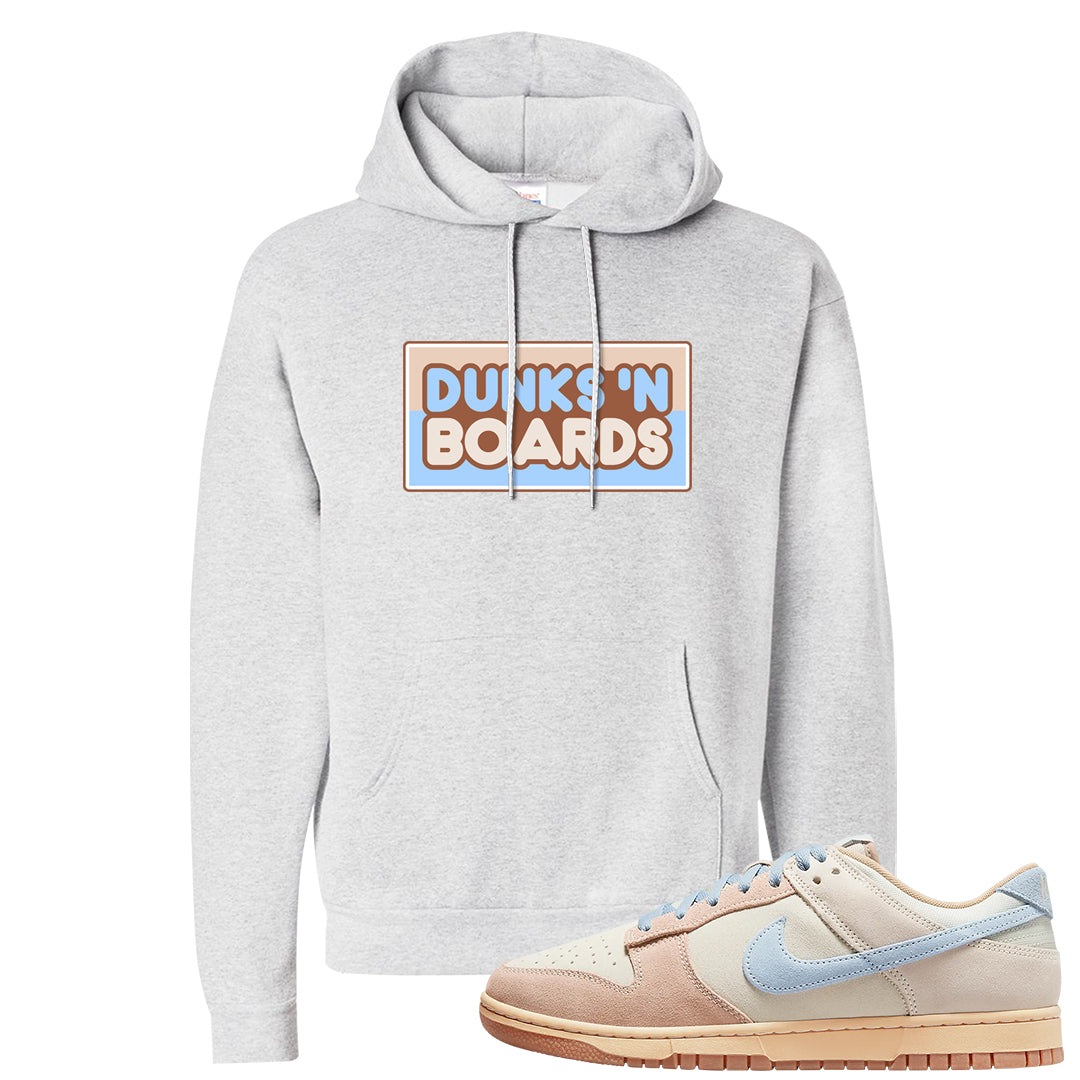 Light Armory Blue Low Dunks Hoodie | Dunks N Boards, Ash
