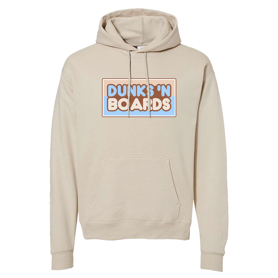 Light Armory Blue Low Dunks Hoodie | Dunks N Boards, Sand