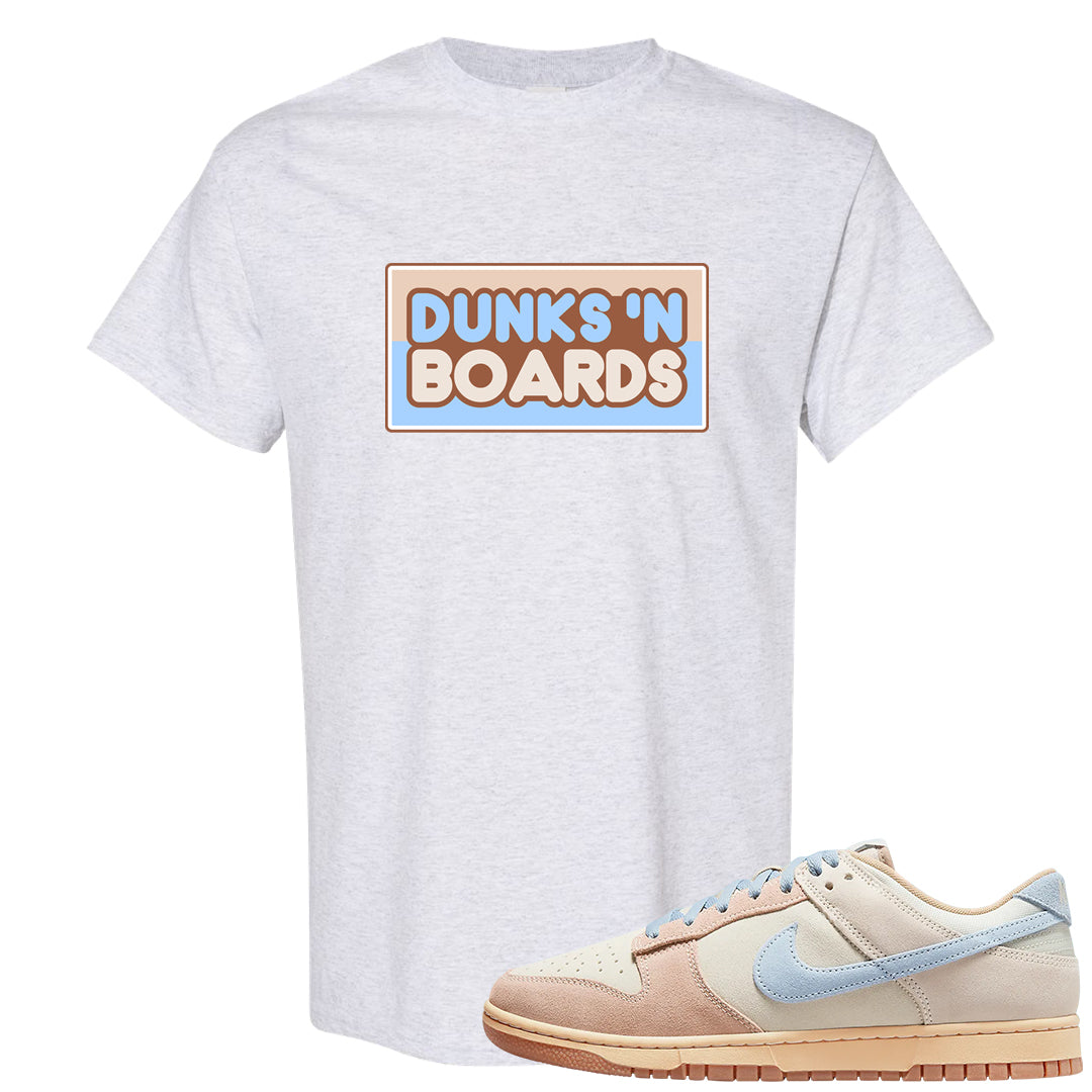 Light Armory Blue Low Dunks T Shirt | Dunks N Boards, Ash