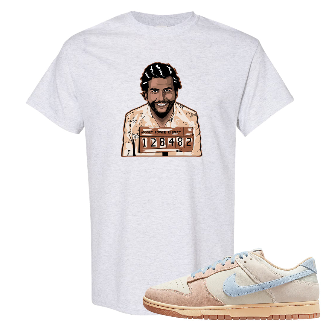 Light Armory Blue Low Dunks T Shirt | Escobar Illustration, Ash