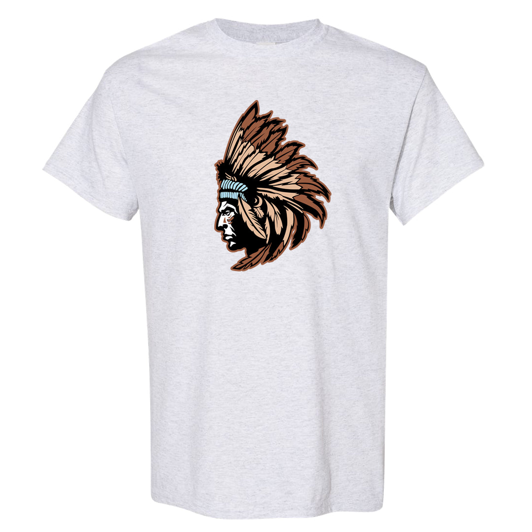 Light Armory Blue Low Dunks T Shirt | Indian Chief, Ash