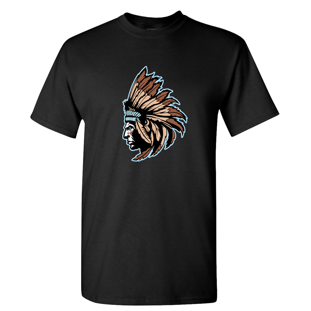 Light Armory Blue Low Dunks T Shirt | Indian Chief, Black