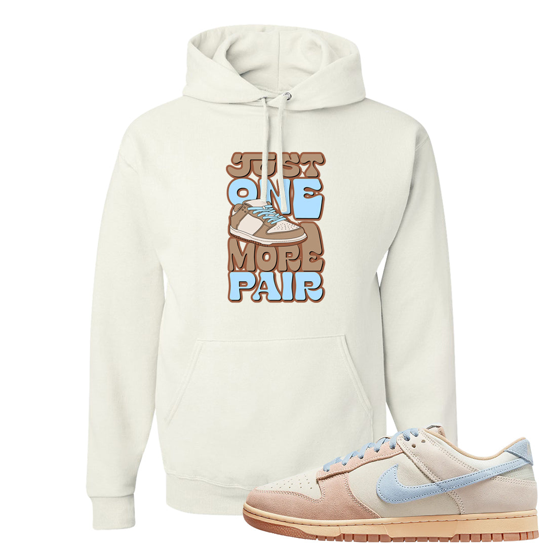 Light Armory Blue Low Dunks Hoodie | One More Pair Dunk, White