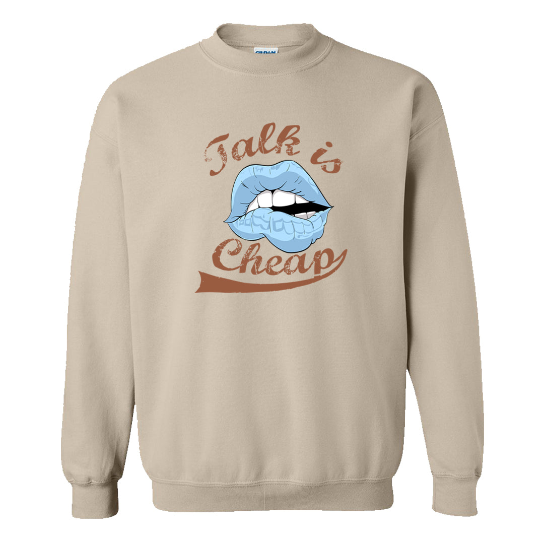 Light Armory Blue Low Dunks Crewneck Sweatshirt | Talk Lips, Sand