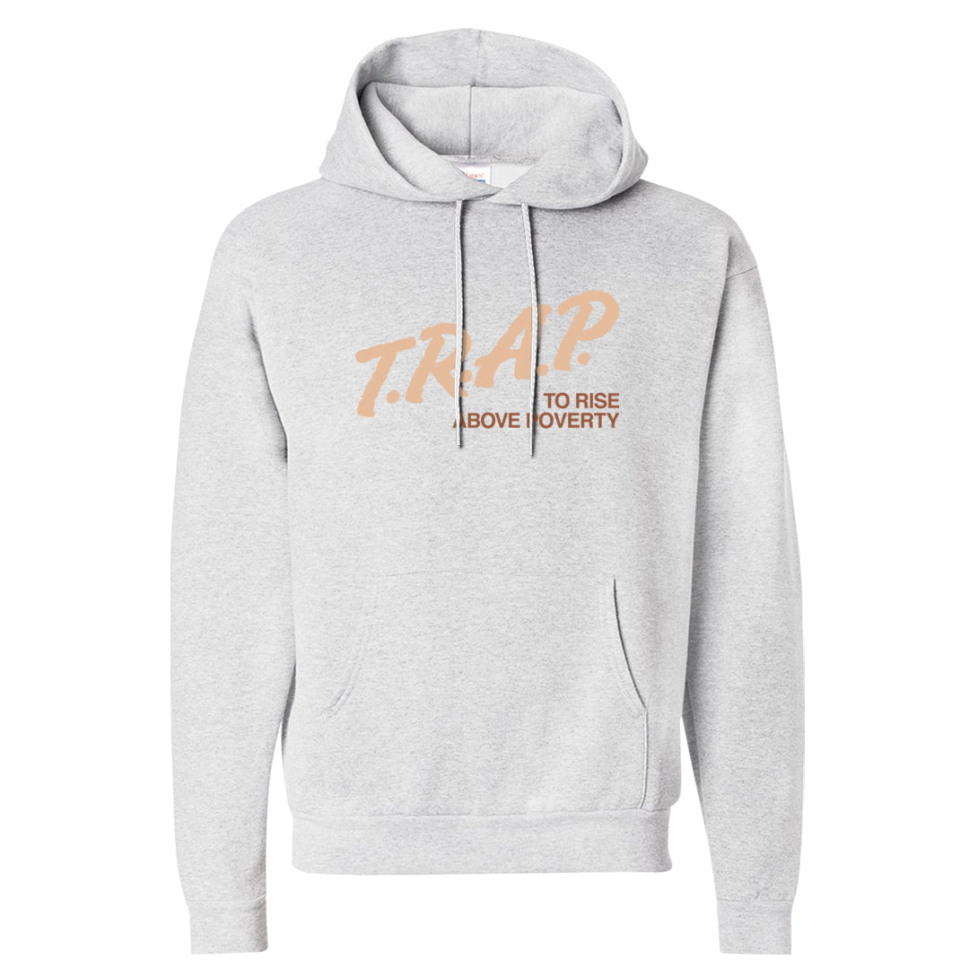 Light Armory Blue Low Dunks Hoodie | Trap To Rise Above Poverty, Ash