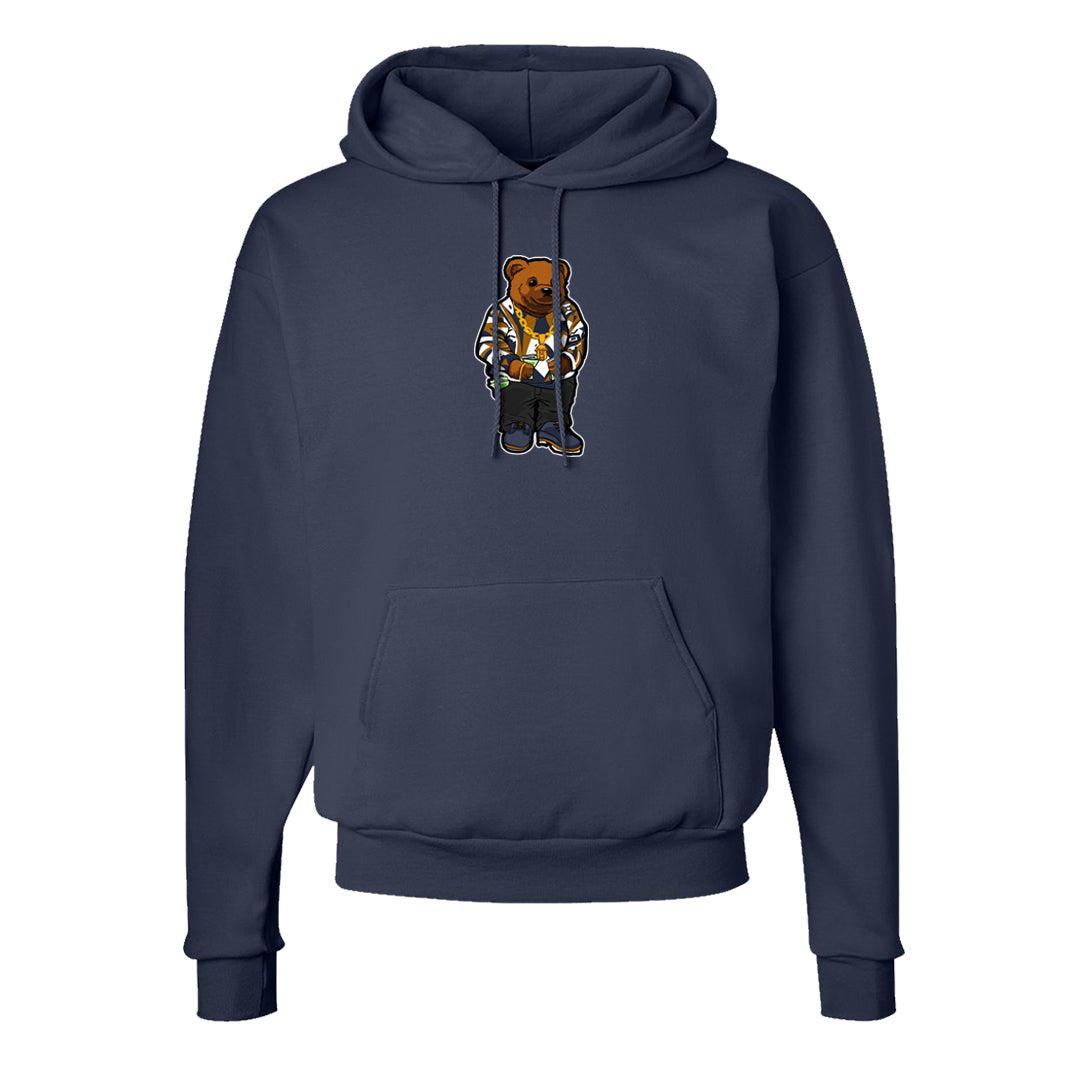 Midnight Navy Ochre Low Dunks Hoodie | Sweater Bear, Navy