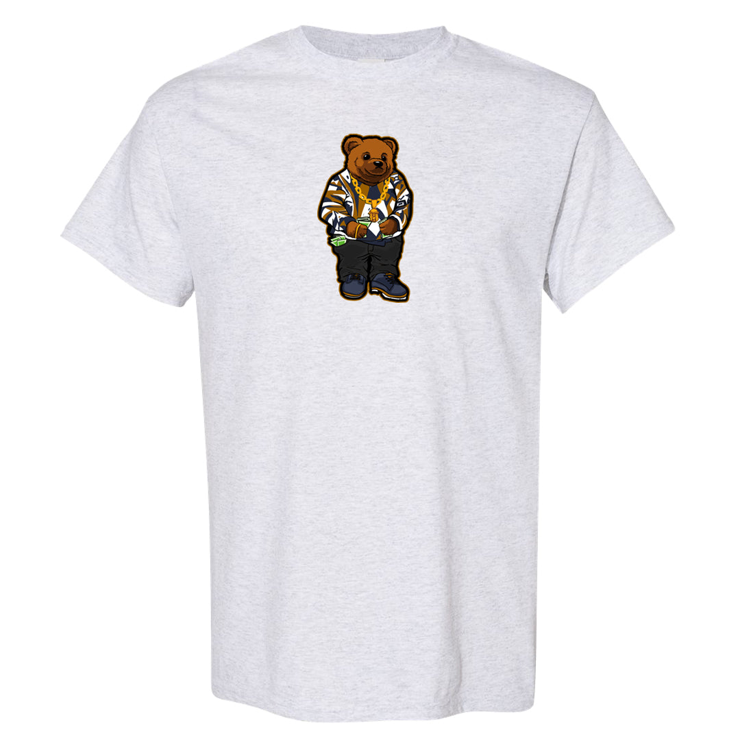 Midnight Navy Ochre Low Dunks T Shirt | Sweater Bear, Ash