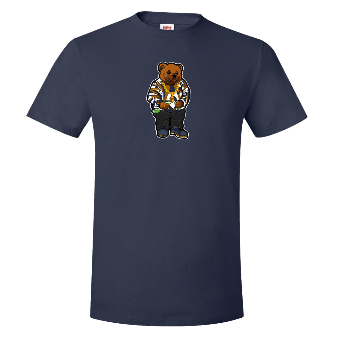 Midnight Navy Ochre Low Dunks T Shirt | Sweater Bear, Navy
