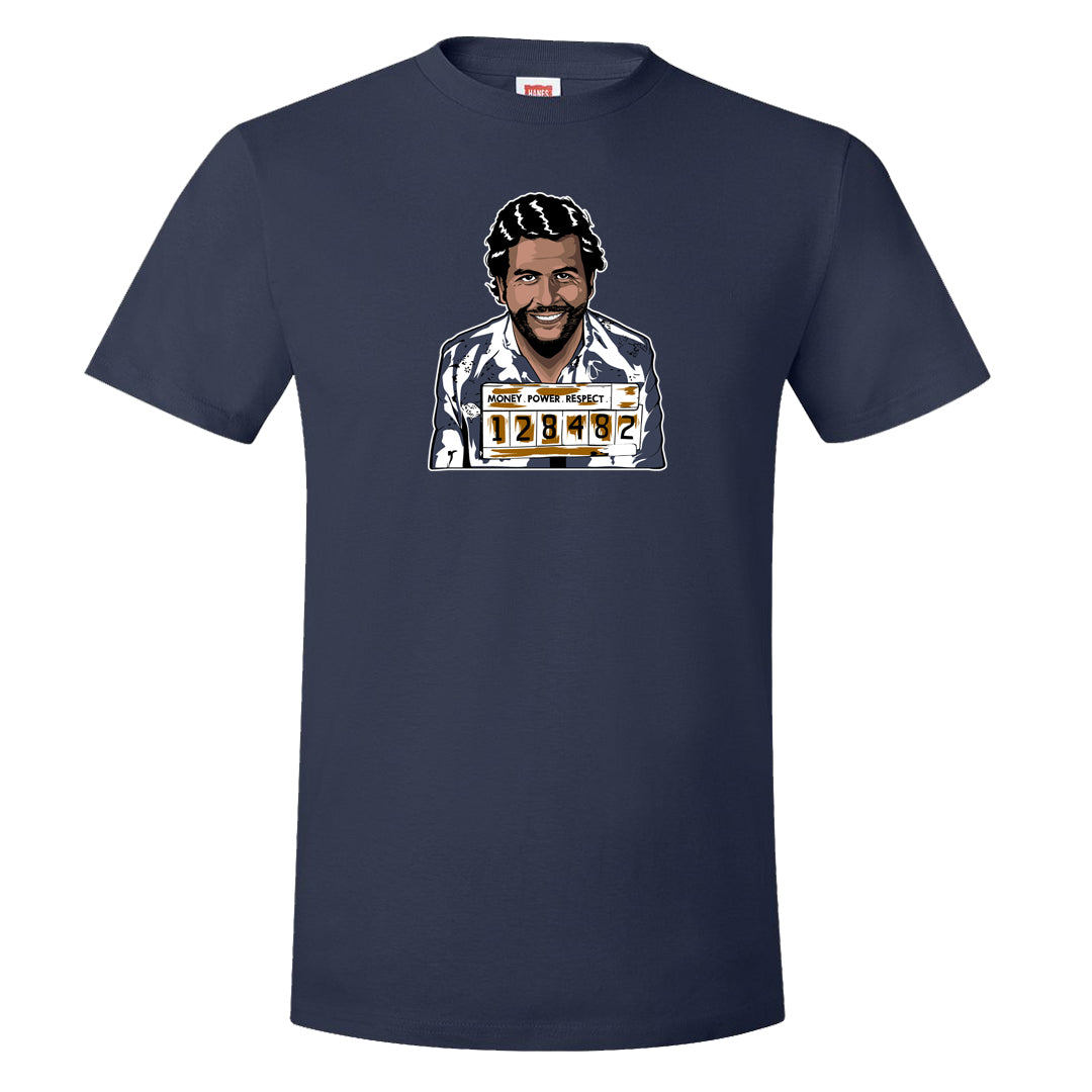 Midnight Navy Ochre Low Dunks T Shirt | Escobar Illustration, Navy