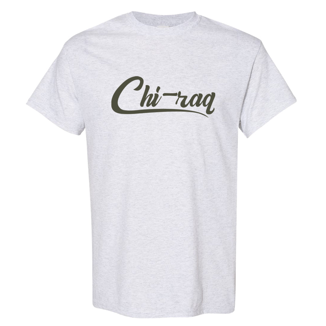 Muted Olive Grey Low Dunks T Shirt | Chiraq, Ash