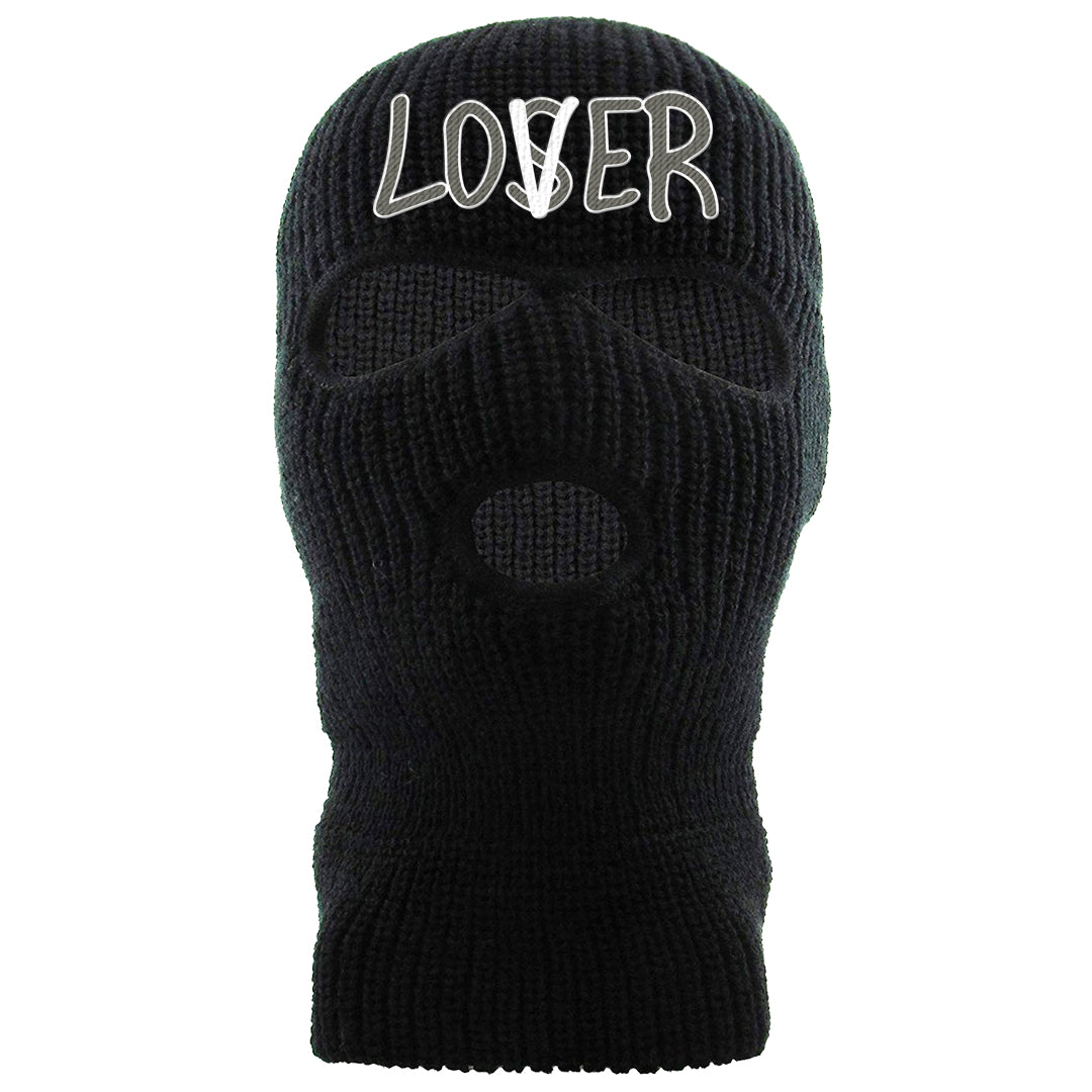 Muted Olive Grey Low Dunks Ski Mask | Lover, Black