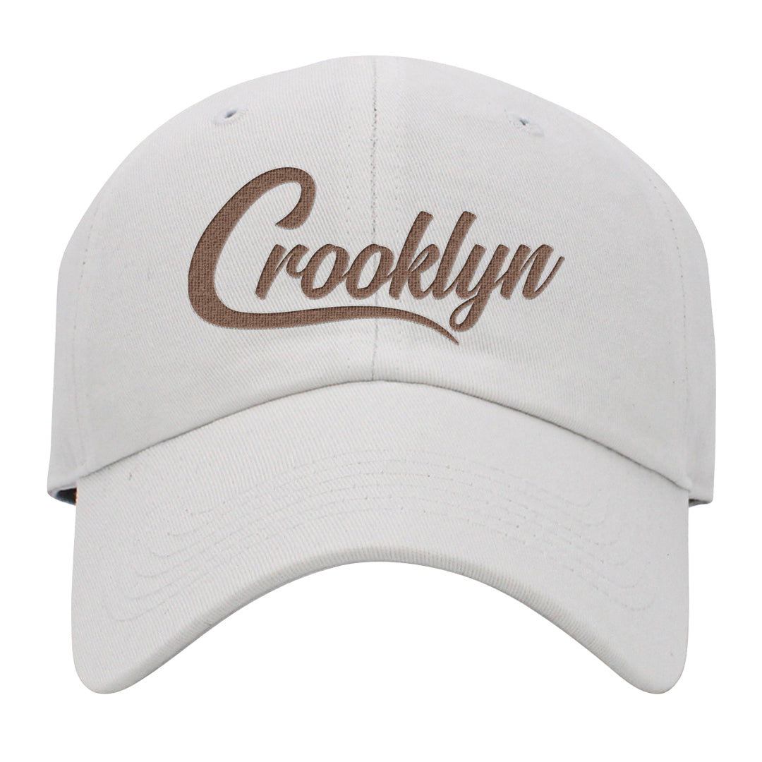 Next Nature Sail Brown Low Dunks Dad Hat | Crooklyn, White