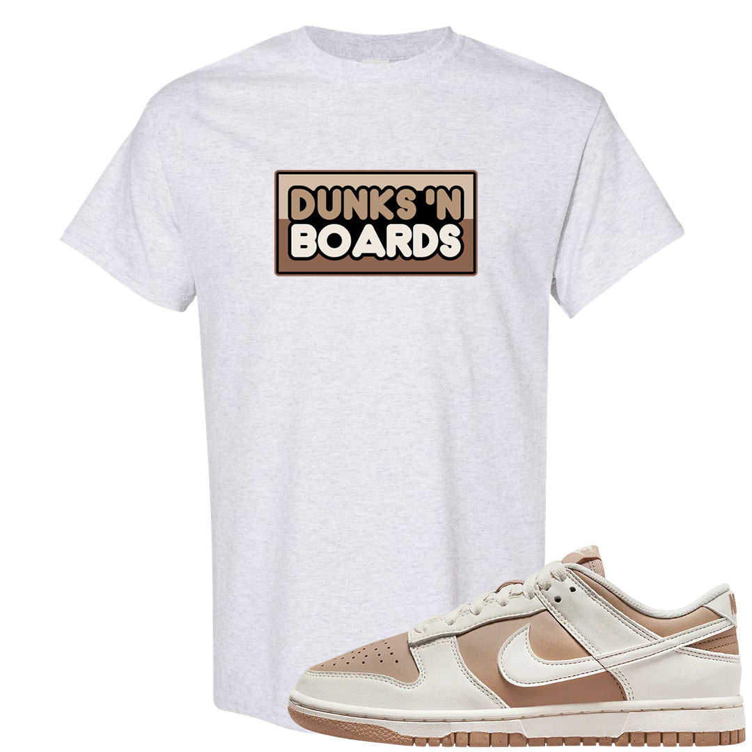 Next Nature Sail Brown Low Dunks T Shirt | Dunks N Boards, Ash