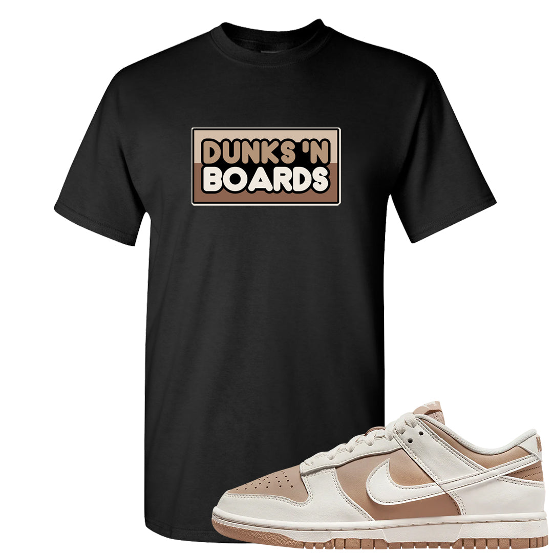 Next Nature Sail Brown Low Dunks T Shirt | Dunks N Boards, Black