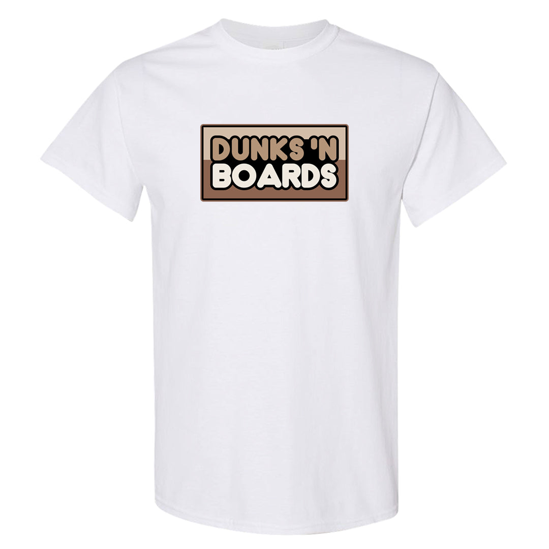 Next Nature Sail Brown Low Dunks T Shirt | Dunks N Boards, White