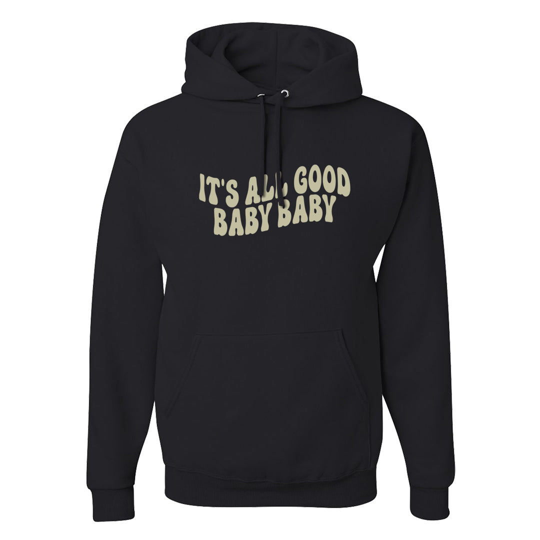 Oil Green Low Dunks Hoodie | All Good Baby, Black