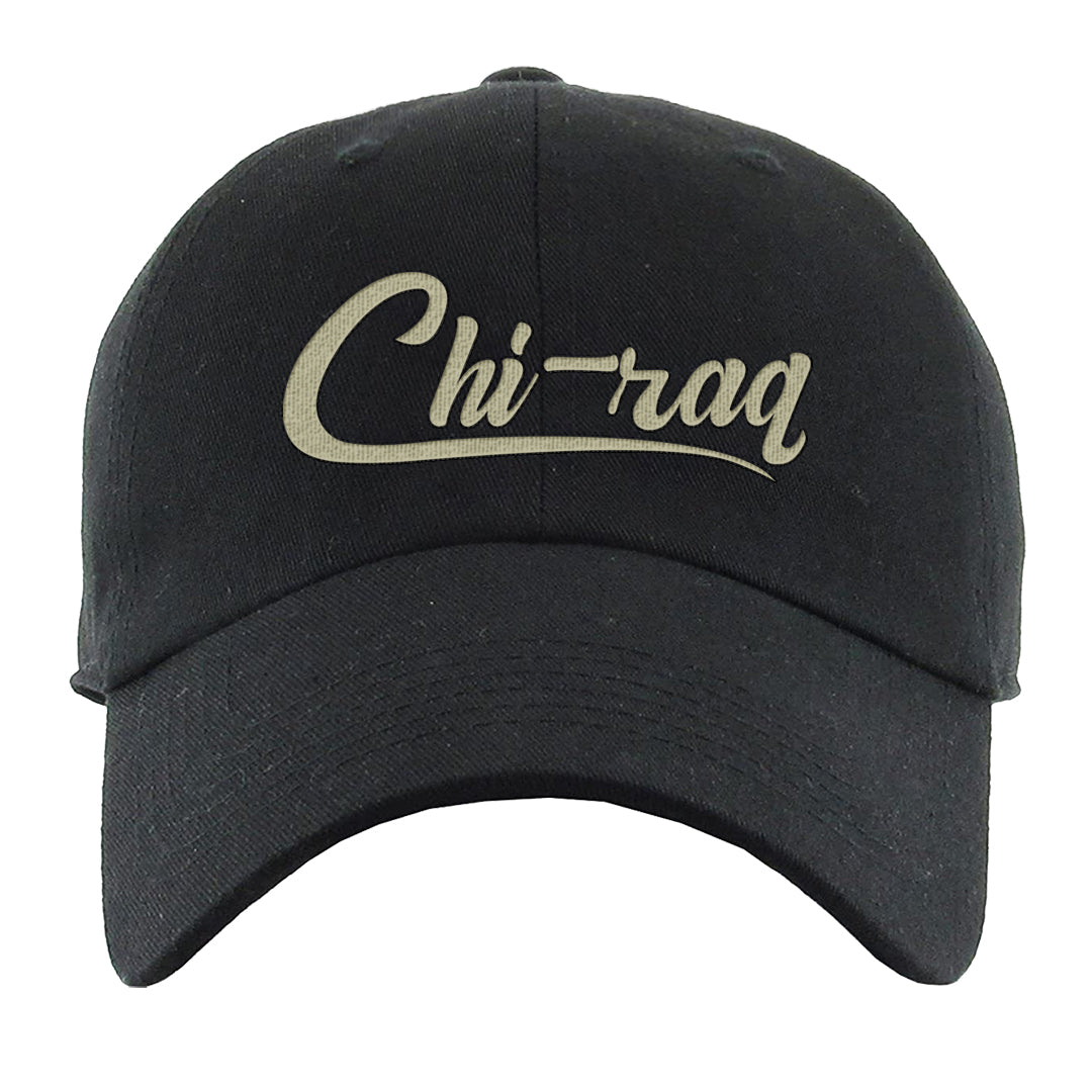 Oil Green Low Dunks Dad Hat | Chiraq, Black