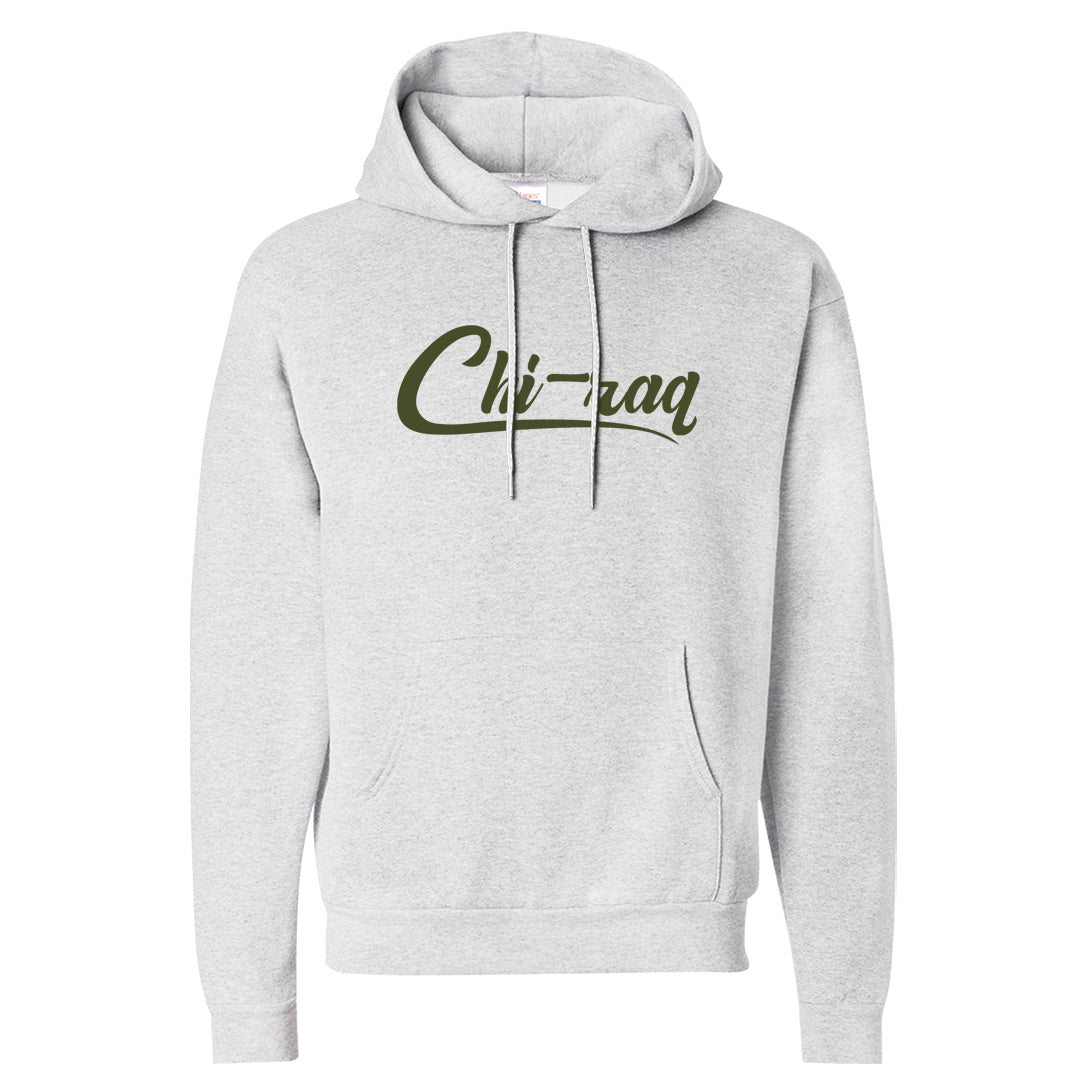 Oil Green Low Dunks Hoodie | Chiraq, Ash