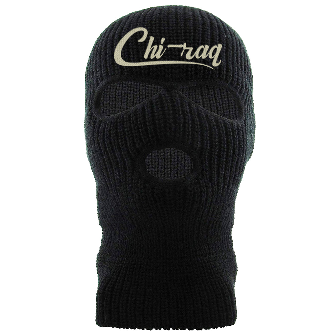 Oil Green Low Dunks Ski Mask | Chiraq, Black