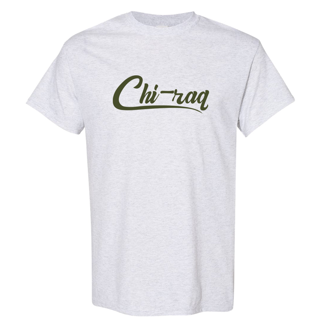 Oil Green Low Dunks T Shirt | Chiraq, Ash