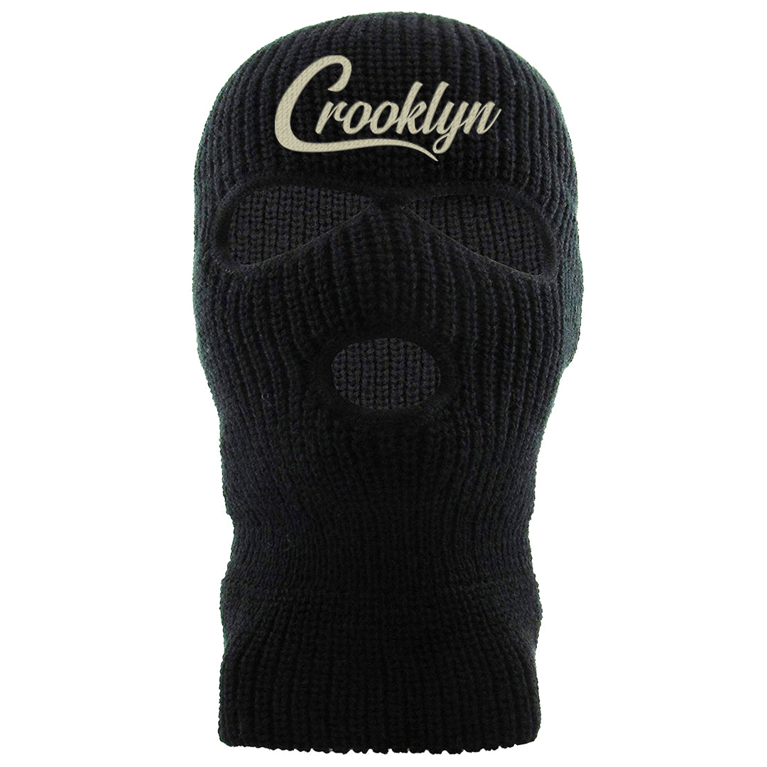 Oil Green Low Dunks Ski Mask | Crooklyn, Black