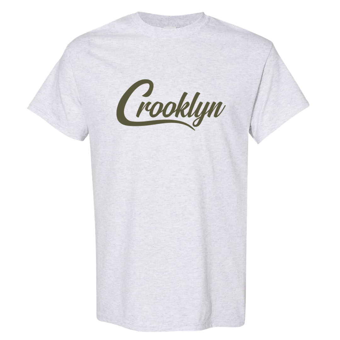 Oil Green Low Dunks T Shirt | Crooklyn, Ash