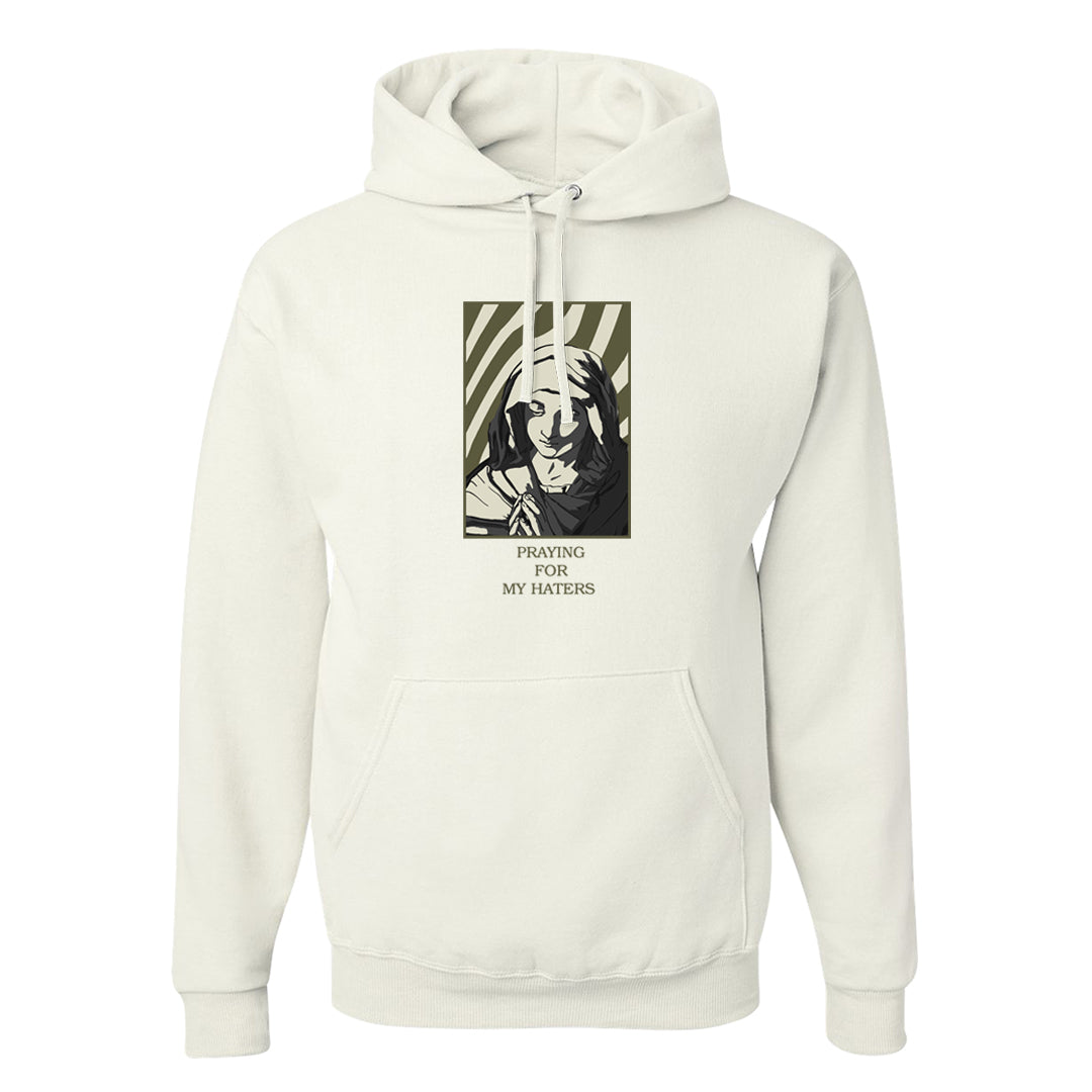 Oil Green Low Dunks Hoodie | God Told Me, White