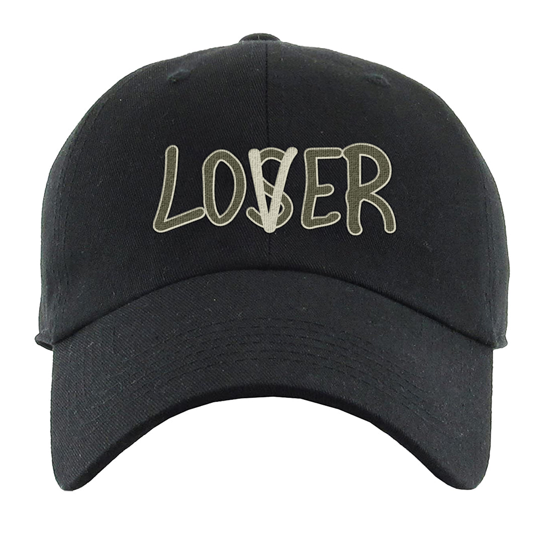 Oil Green Low Dunks Dad Hat | Lover, Black