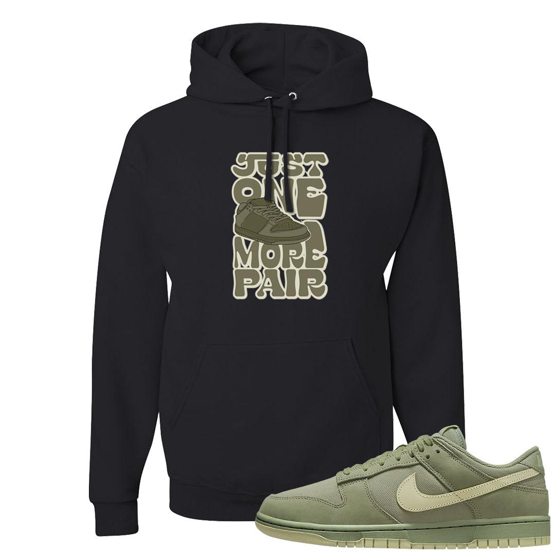 Oil Green Low Dunks Hoodie | One More Pair Dunk, Black