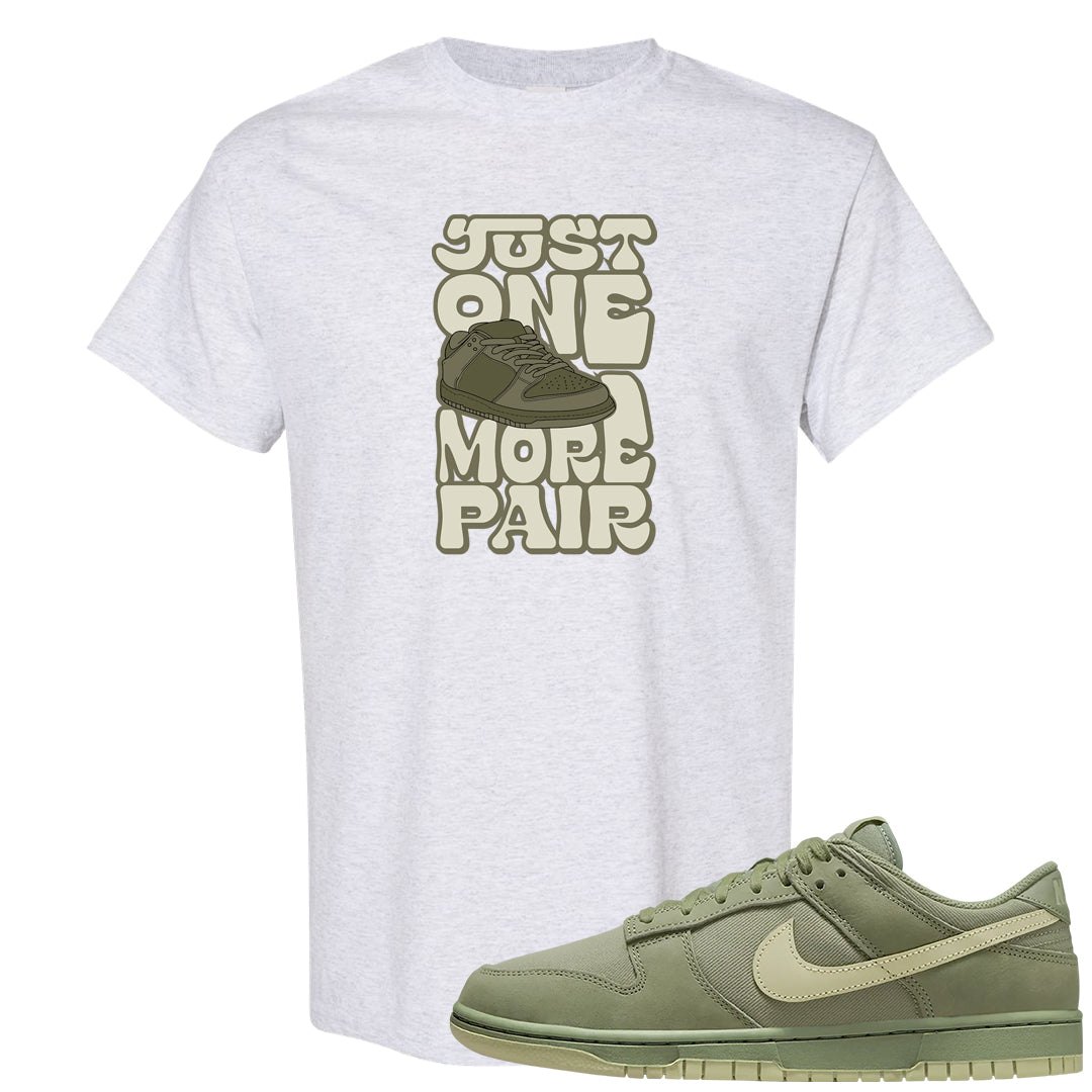 Oil Green Low Dunks T Shirt | One More Pair Dunk, Ash