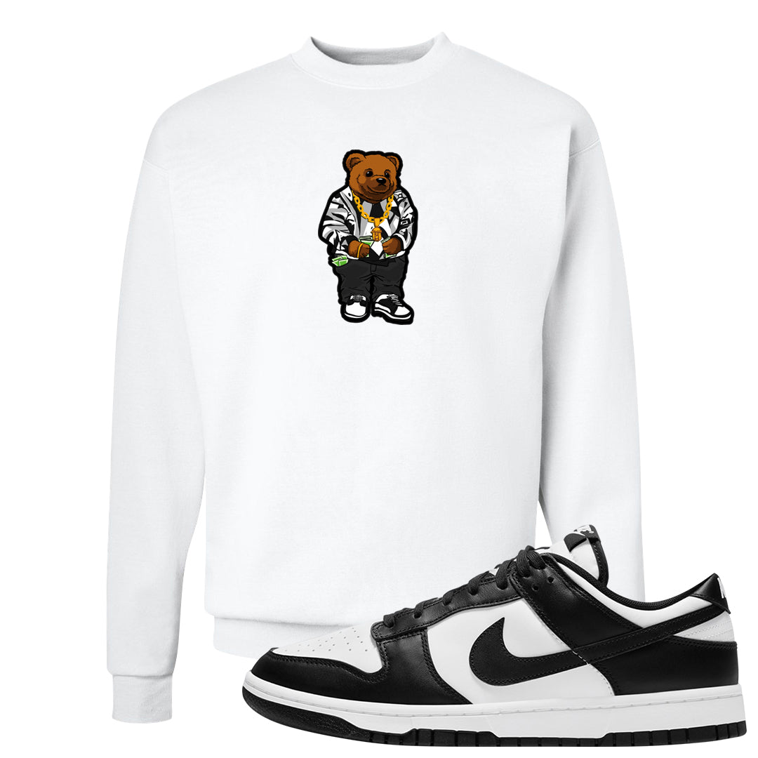 Panda Low Dunks Crewneck Sweatshirt | Sweater Bear, White