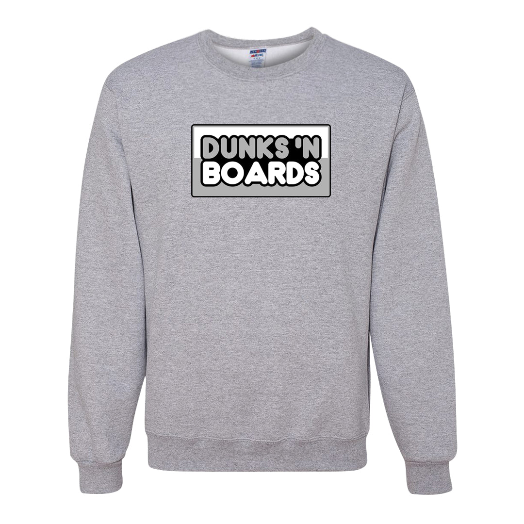 Panda Low Dunks Crewneck Sweatshirt | Dunks N Boards, Ash