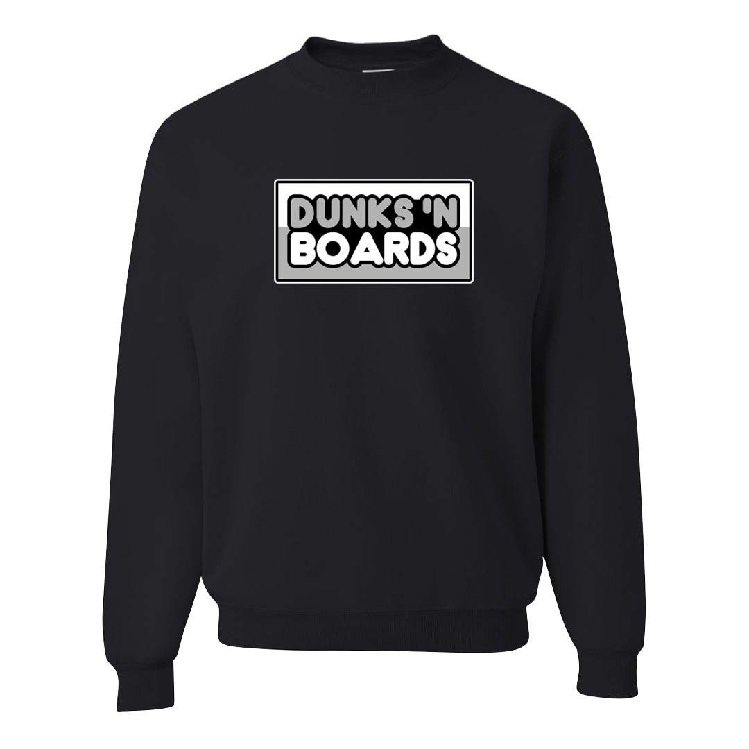 Panda Low Dunks Crewneck Sweatshirt | Dunks N Boards, Black