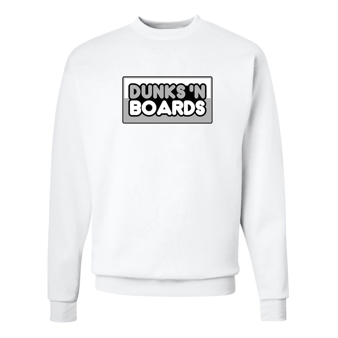 Panda Low Dunks Crewneck Sweatshirt | Dunks N Boards, White