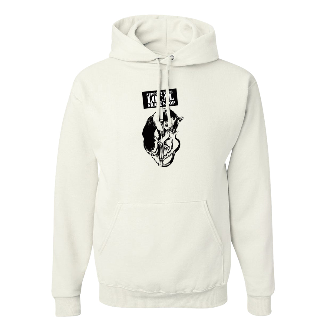Panda Low Dunks Hoodie | Support Your Local Skate Shop, White
